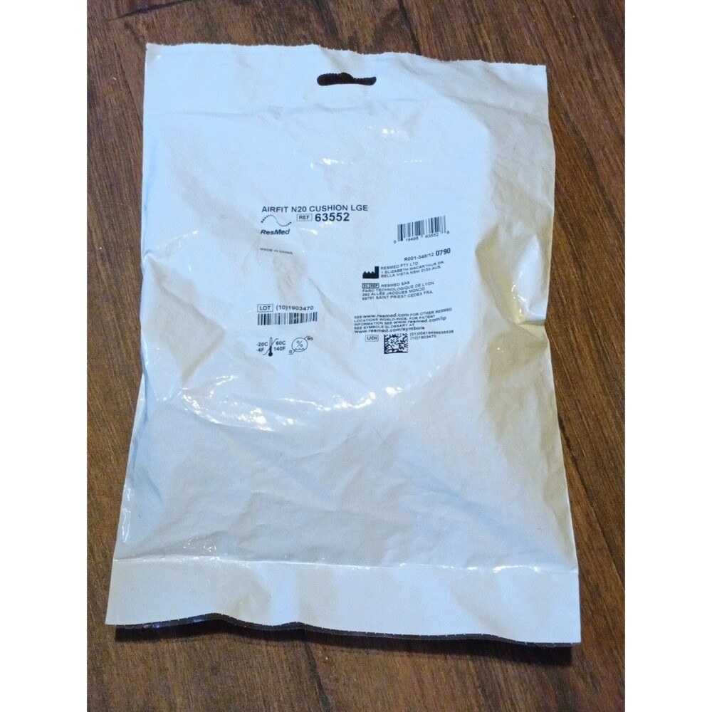 Resmed Airfit N20 63552 Cushion Seal LGE Nasal Replacement (New/Sealed)